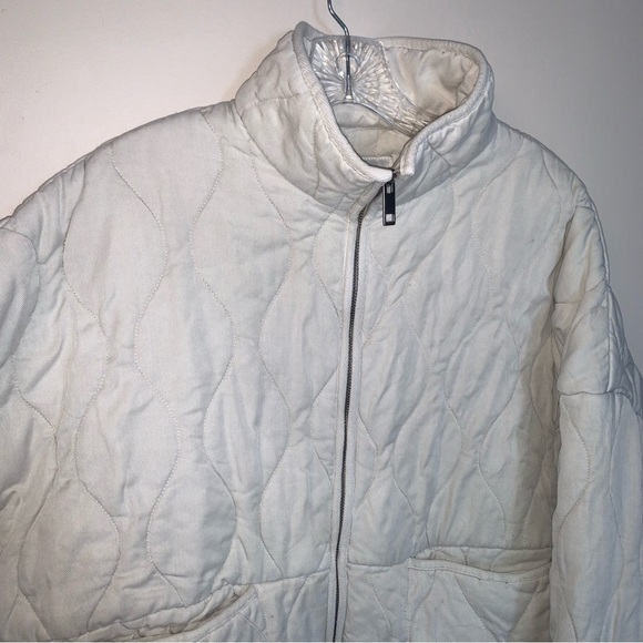Zara Quilted Cotton Jacket XL - Picture 10 of 13